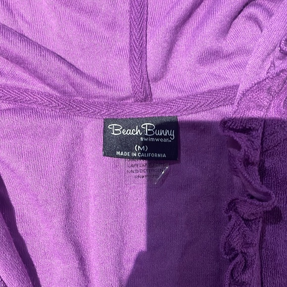 Beach Bunny terry coverup sz M - Picture 2 of 3